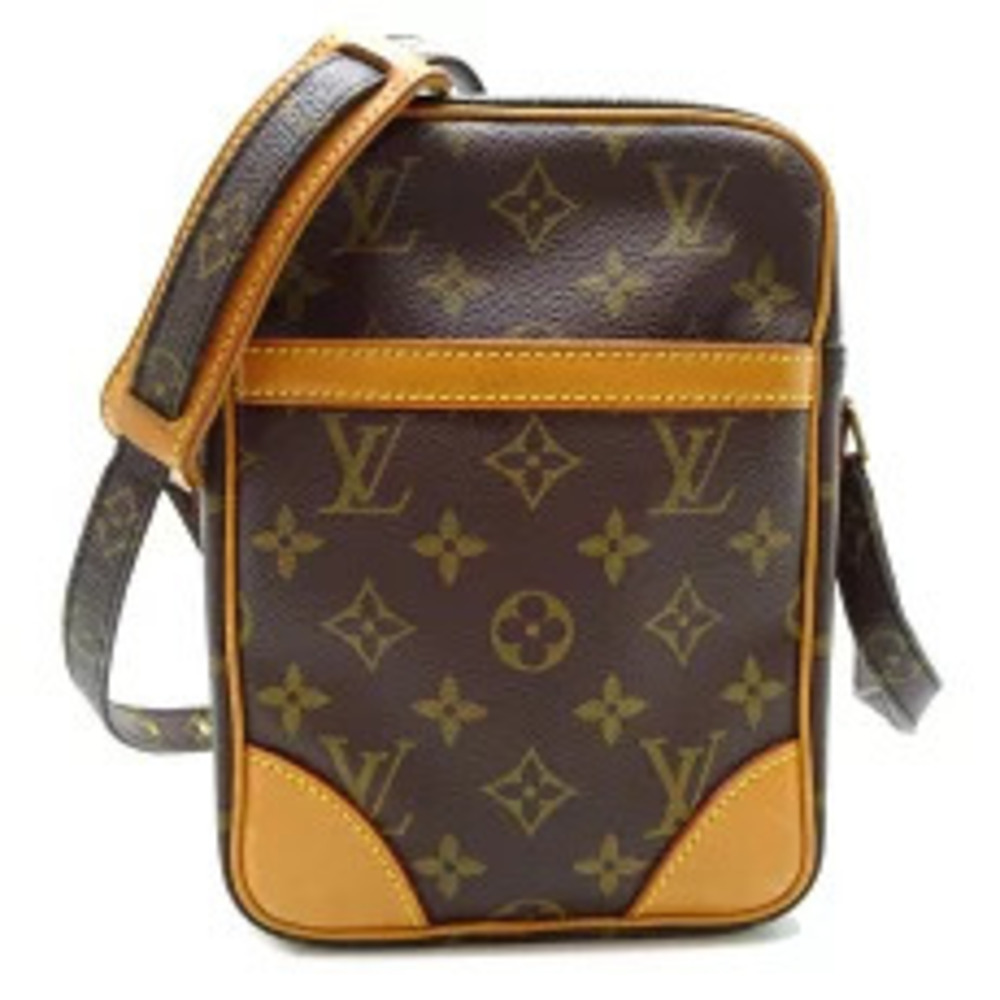 Louis Vuitton Danube Shoulder Bag Monogram Brown
